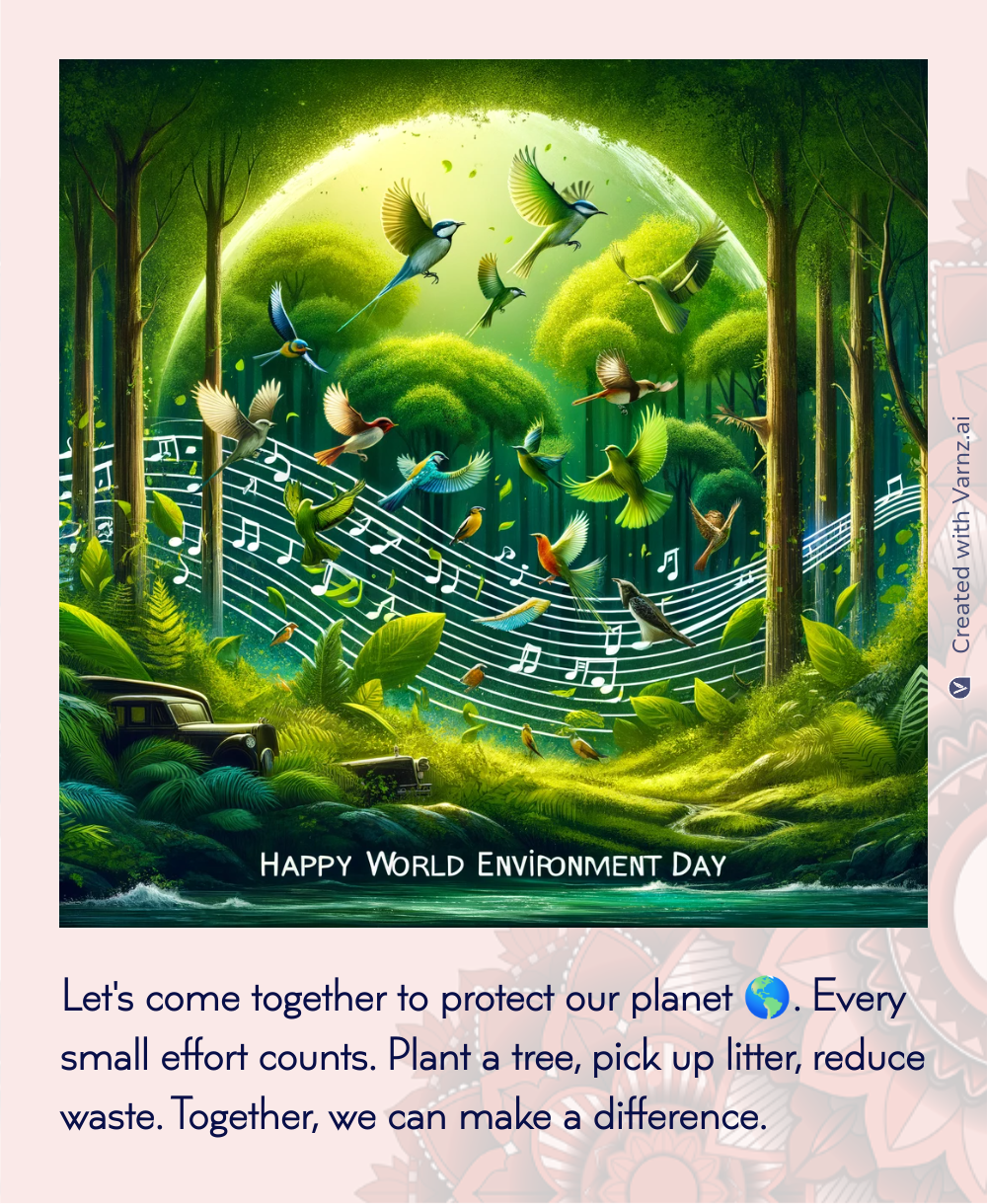 happy world environment day card