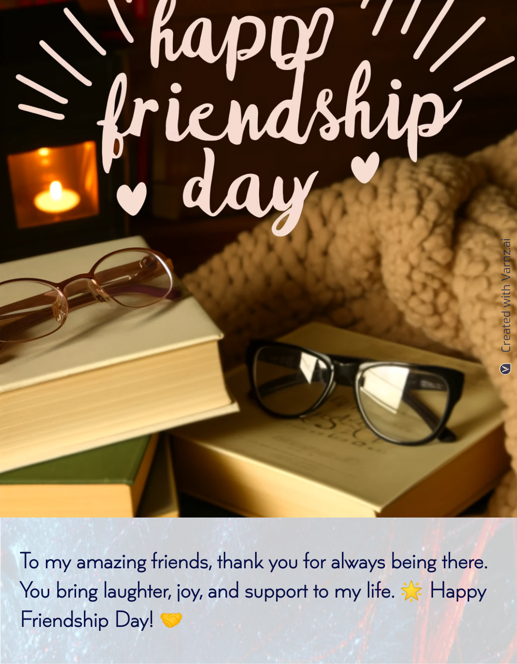 happy friendship greeting card