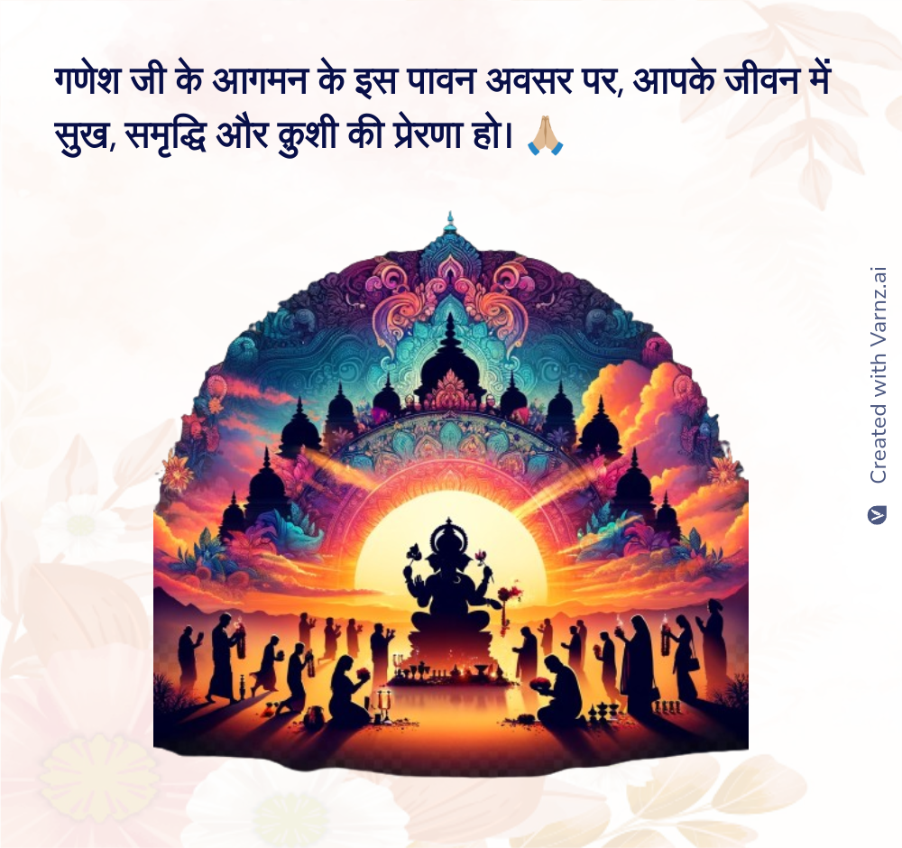 ganesh chaturthi greeting card in hindi
